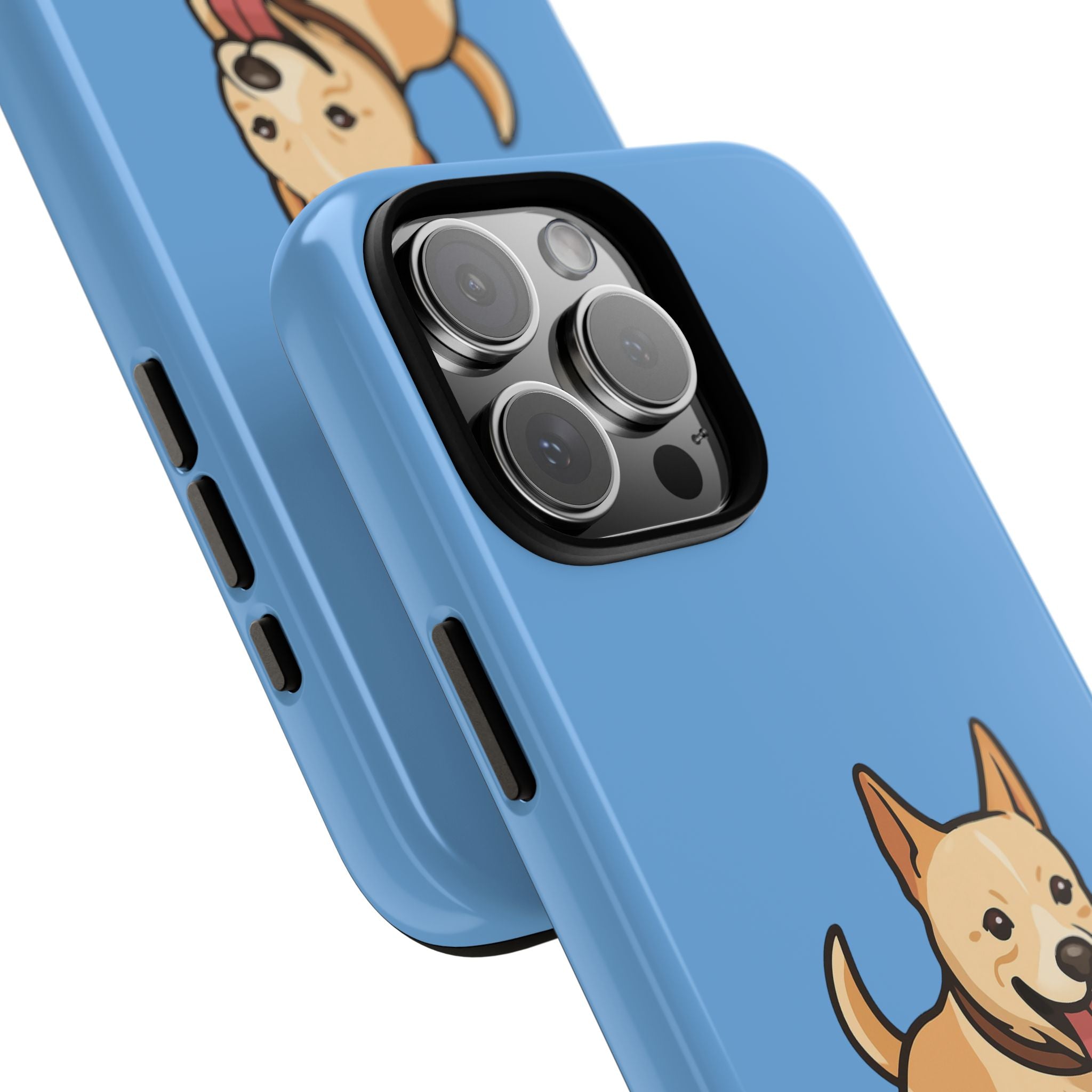 Custom Pet Phone Case – Personalised Pet Name & Cartoon Design