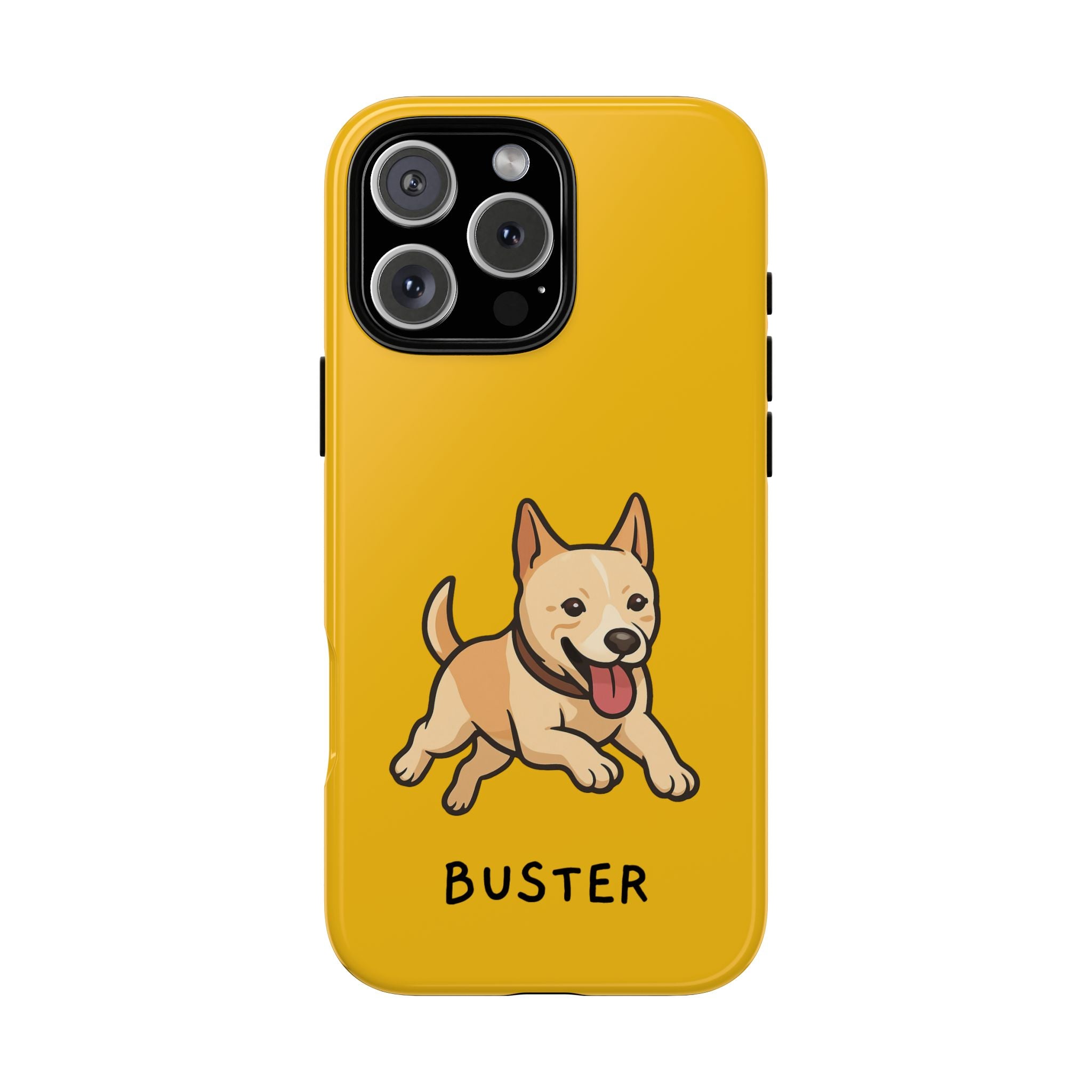 Custom Pet Phone Case – Personalised Pet Name & Cartoon Design