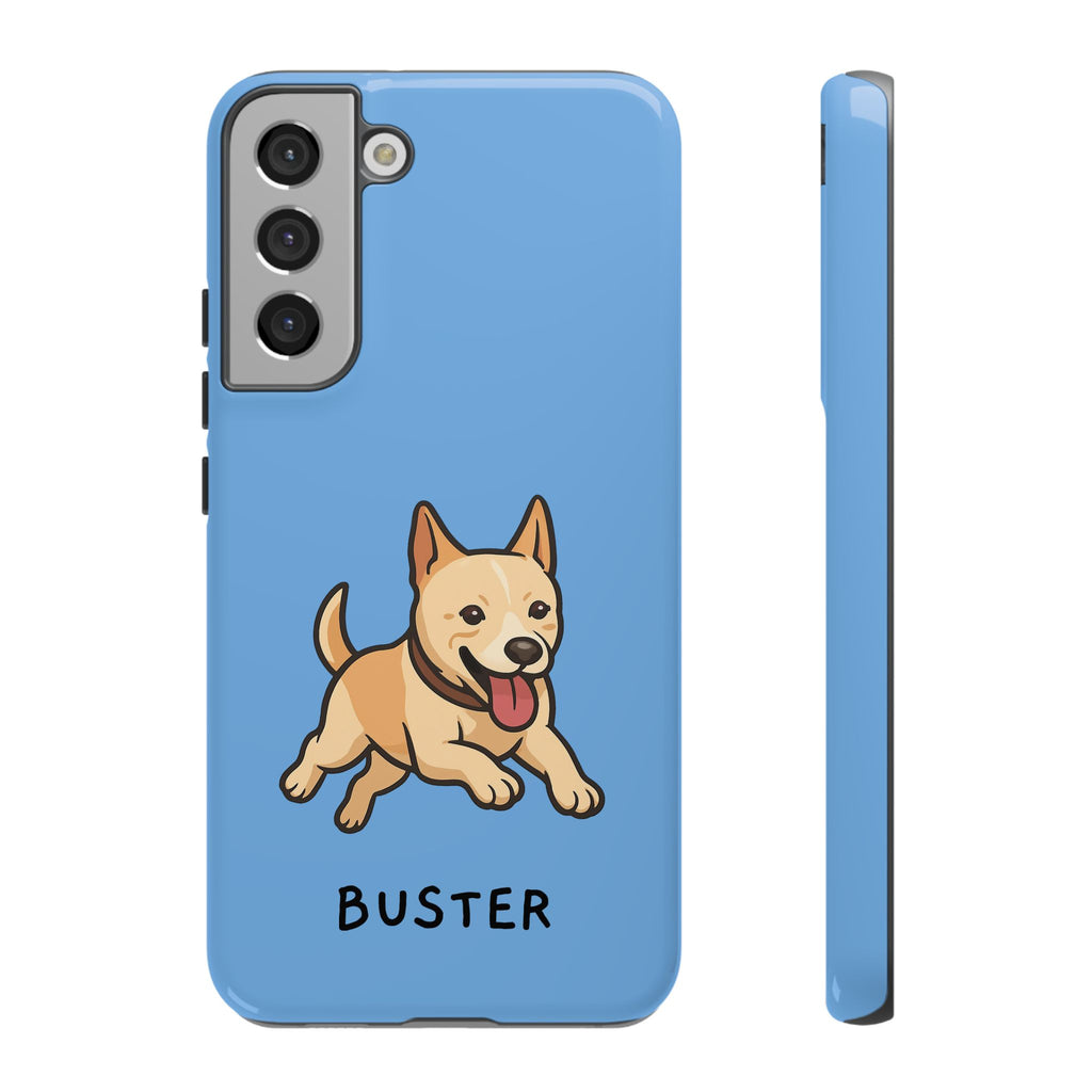 Custom Pet Phone Case – Personalised Pet Name & Cartoon Design