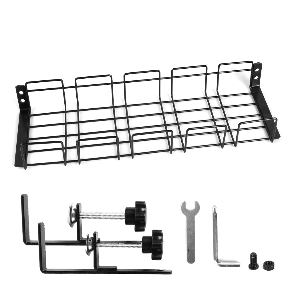 Under-Desk Cable Management Tray | No-Drill Wire Organizer Rack