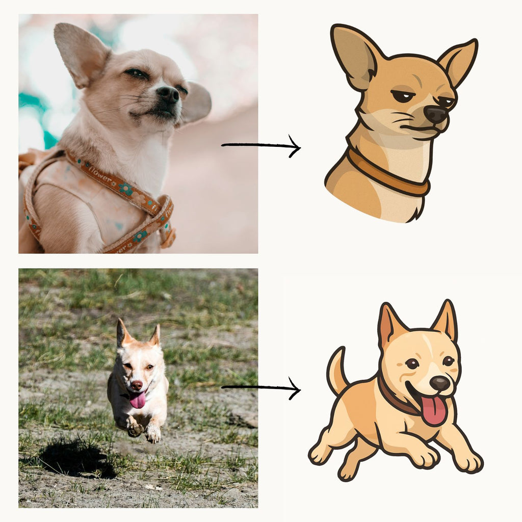 Custom Pet Phone Case – Personalised Pet Name & Cartoon Design