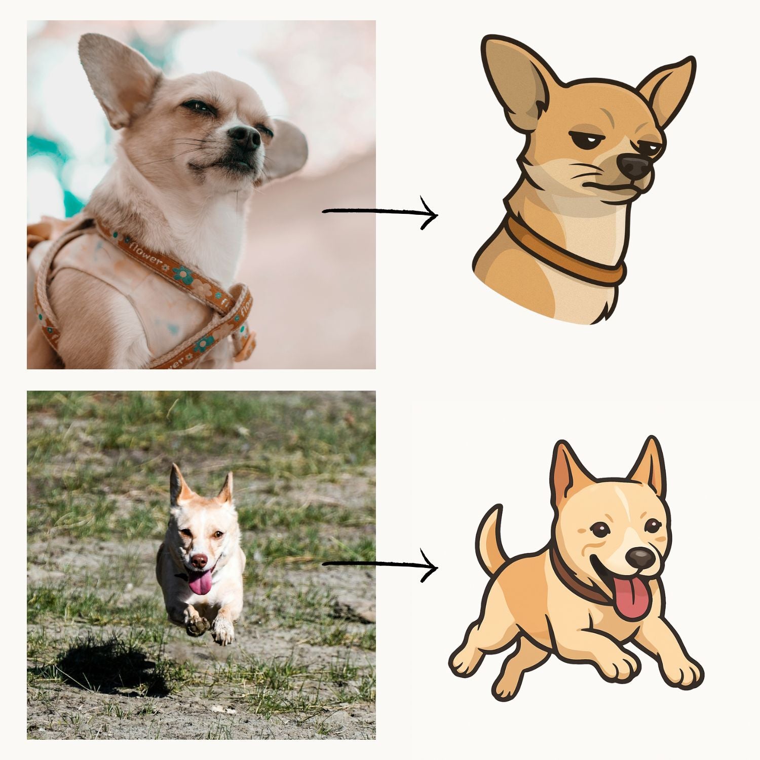 Custom Pet Phone Case – Personalised Pet Name & Cartoon Design